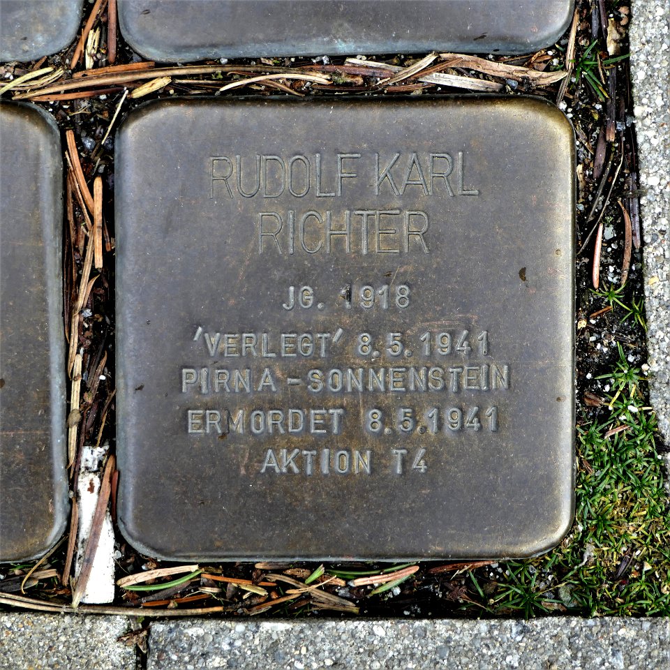 Stolperstein für Rudolf Karl Richter, Schmoler Weg 4, Bautzen