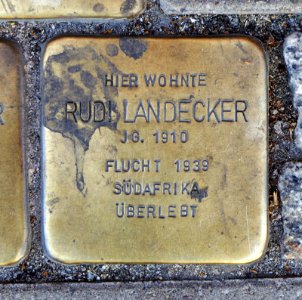 Stolperstein für Rudi Landecker, Salzer Straße 12, Schönebeck (Elbe)