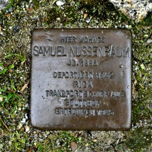 Stolperstein für Samuel Nussenbaum, Siebergasse 2, Bautzen