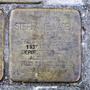 Stolperstein für Stephanie Magen, Schumannstrasse 8, Chemnitz