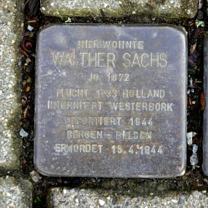 Stolperstein für Walther Sachs, Parkstrasse 9, Chemnitz