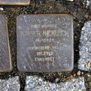 Stolperstein für Walter Nickusch, Friedrich-Oettler-Strasse 20, Grimma