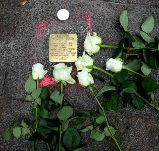 Stolperstein für Werner Hirsch, Karl-Immermann-Straße 23, Chemnitz (4)