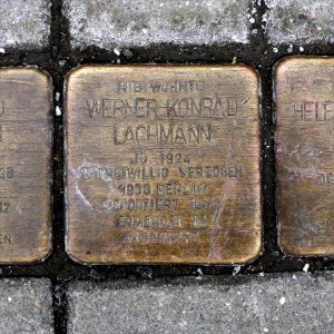 Stolperstein für Werner Konrad Lachmann, Brückenstrasse 6, Chemnitz