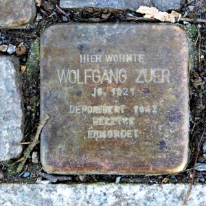 Stolperstein für Wolfgang Zuer, Andréstrasse 43, Chemnitz