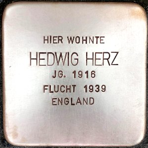 Stolperstein Hedwig Herz