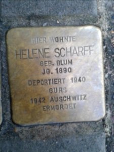Stolperstein Helene Scharff
