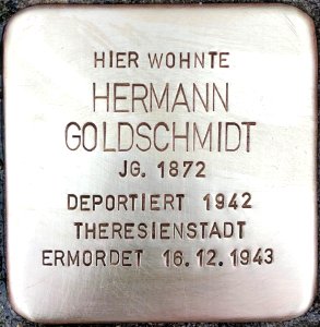 Stolperstein Hermann Goldschmidt