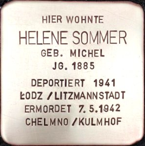 Stolperstein Helene Sommer1