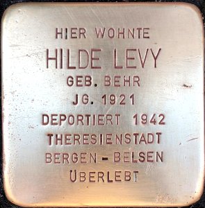 Stolperstein Hilde Levy