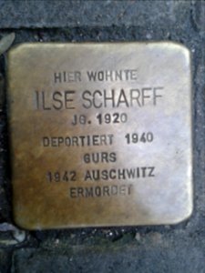 Stolperstein Ilse Scharff