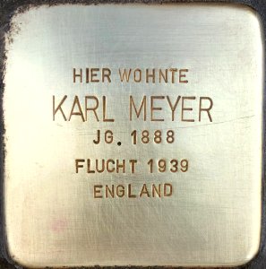 Stolperstein Karl Meyer1