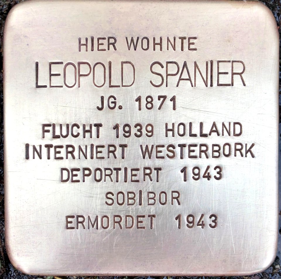 Stolperstein Leopold Spanier