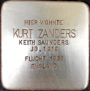 Stolperstein Kurt Zanders1