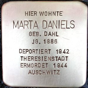 Stolperstein Marta Daniels