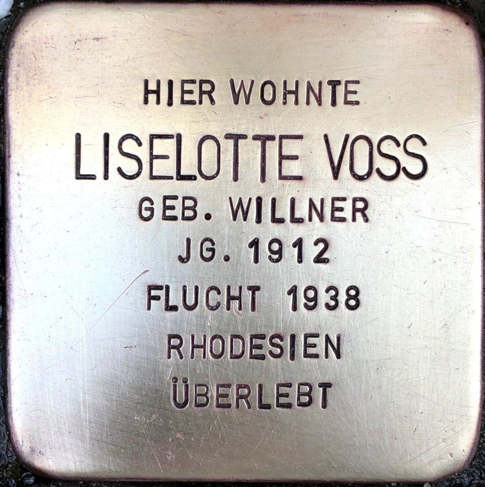 Stolperstein Liselotte Voss