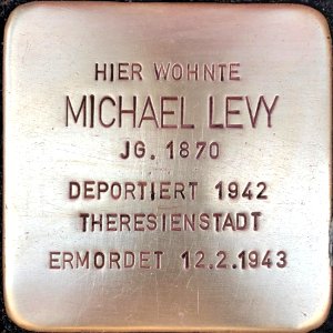 Stolperstein Michael Levy