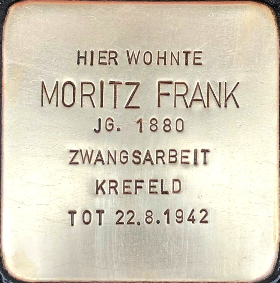Stolperstein Moritz Frank