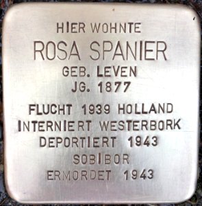 Stolperstein Rosa Spanier