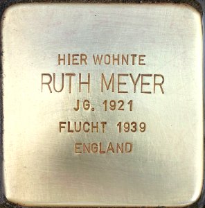 Stolperstein Ruth Meyer1