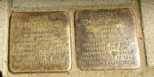 Stolperstein Schulze-Boysen