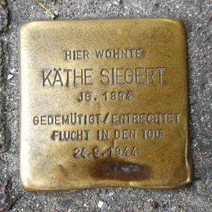 Stolperstein Siegert Käthe Westerland