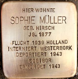 Stolperstein Sophie Müller