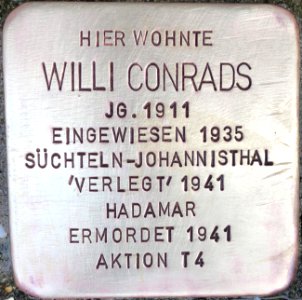 Stolperstein Willi Conrads