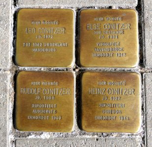 Stolpersteine für Familie Conitzer, Salzer Straße 15–17, Schönebeck (Elbe)