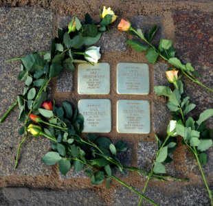 Stolpersteine für Familie Goldschläger, Brühlscher Garten 1, Dresden