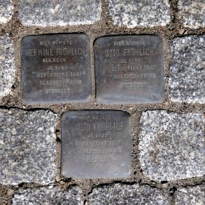 Stolpersteine für Familie Fröhlich, Dr.-Friedrichs-Ring, Zwickau