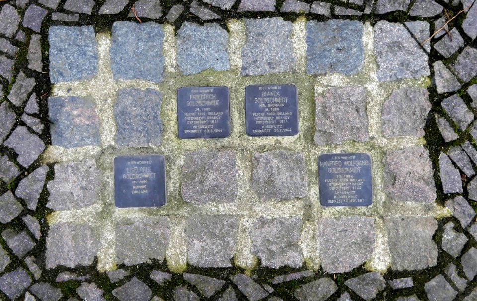 Stolpersteine für Familie Goldschmidt, Dr.-Rudolf-Friedrich-Strasse 10, Wurzen