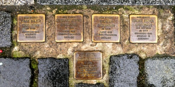 Stolpersteine für Familie Grossmann und Alfred Kristeller, Reichenstrasse 29, Bautzen