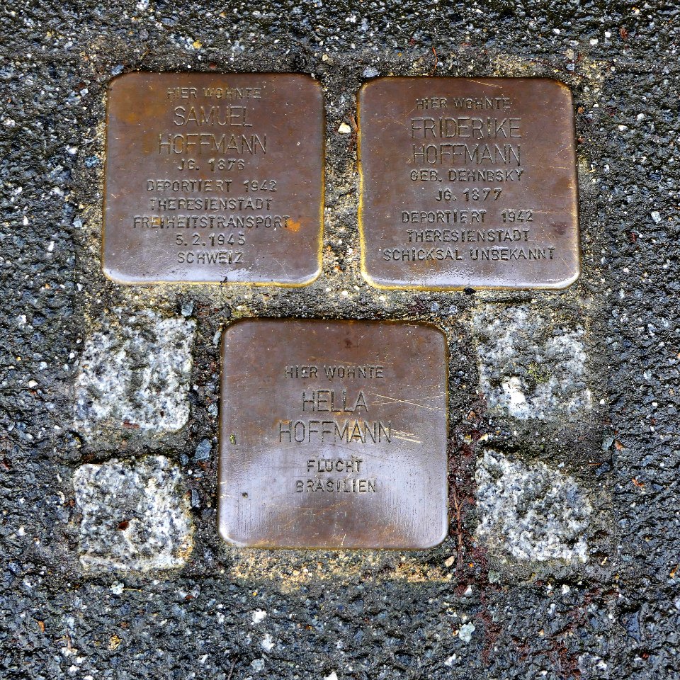 Stolpersteine für Familie Hoffmann, Bischofstrasse 15, Bischofswerda