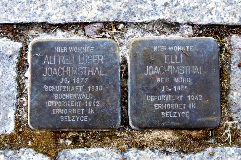 Stolpersteine für Familie Joachimsthal, Heinrich-Beck-Strasse 47, Chemnitz