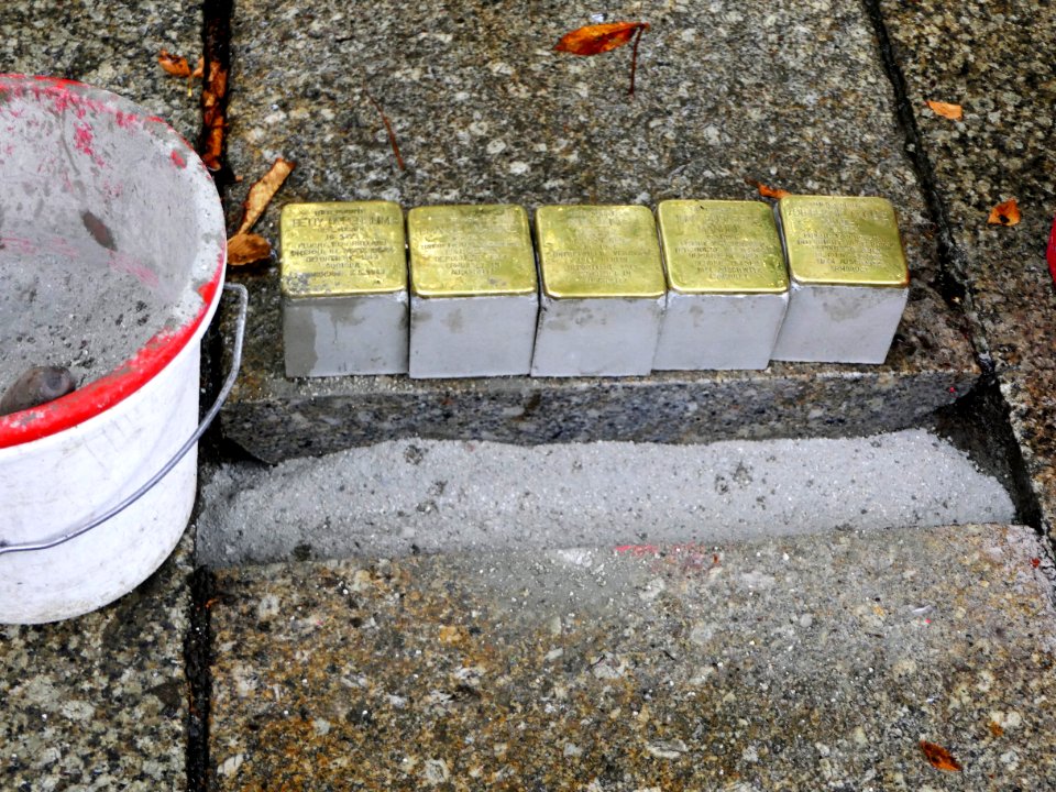 Stolpersteine für Familie Mandel, Weststrasse 7a, Chemnitz (2)