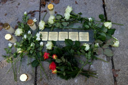 Stolpersteine für Familie Nussberg, Barbarossastraße 55, Chemnitz (3)