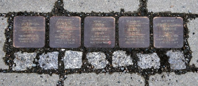 Stolpersteine für Familie Nachmann, Hospitalstrasse 7, Chemnitz