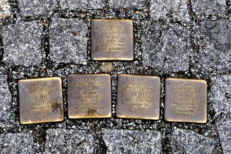 Stolpersteine für Familie Sabath, Dr.-Ernst-Mucke-Strasse 1, Bautzen (1)
