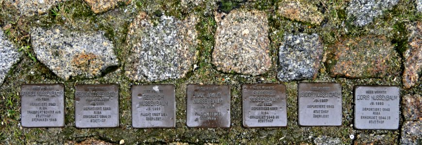 Stolpersteine für Familie Nussenbaum, Siebergasse 2, Bautzen