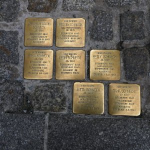 Stolpersteine für Familie Schneck, Seestraße 7, Dresden
