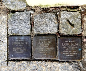 Stolpersteine für Familie Salgo, Weststrasse 24, Chemnitz