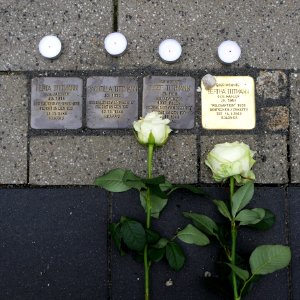 Stolpersteine für Familie Tittmann, Annenstrasse-Reitbahnstrasse, Chemnitz (2)