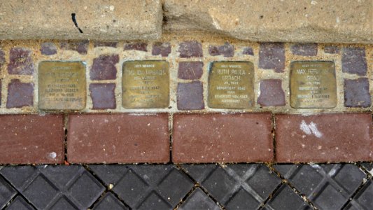 Stolpersteine für Familie Urbach, Obermarktgasse 4, Leisnig
