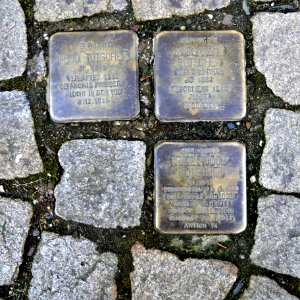 Stolpersteine für Familie Totschek, Breite Strasse 17, Döbeln
