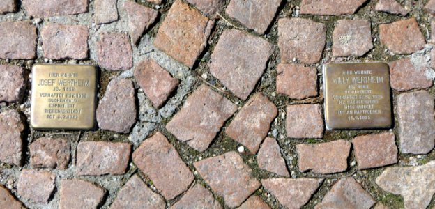 Stolpersteine für Josef und Willy Wertheim, Crotenlaider Strasse 57, Meerane