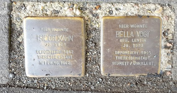 Stolpersteine Karben Bahnhofstr 31 Kahn