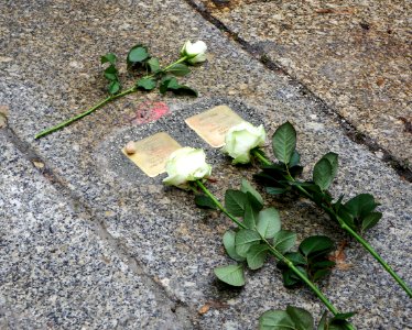 Stolpersteine für Rosa und Hannah Abel, Andréstraße 11, Chemnitz (2)