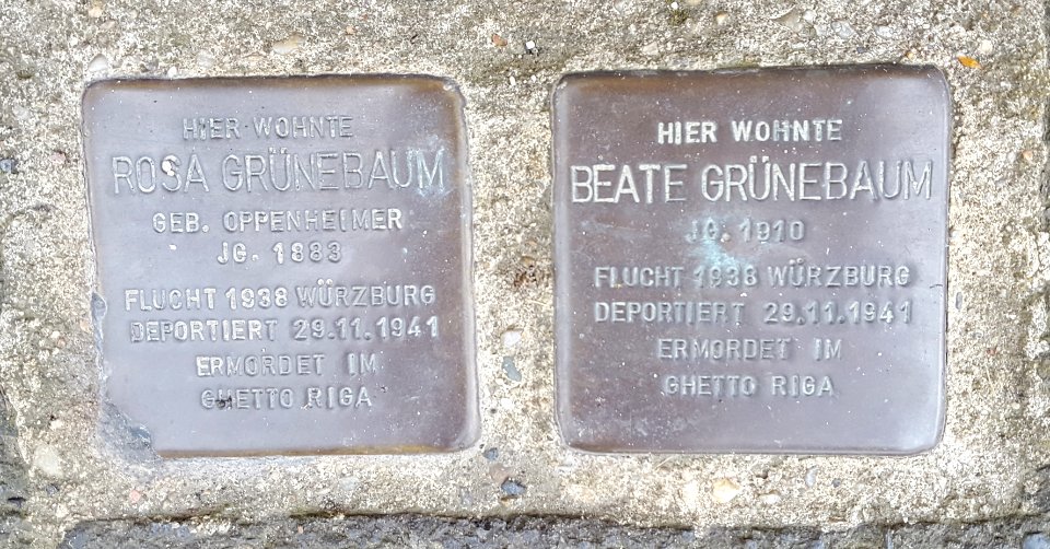 Stolpersteine Karben Bahnhofstraße 20