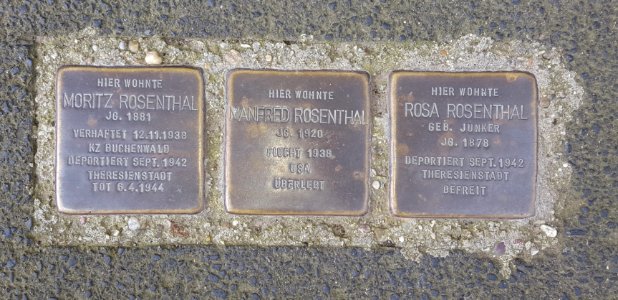 Stolpersteine Heldenberger Str 3 Rosenthal